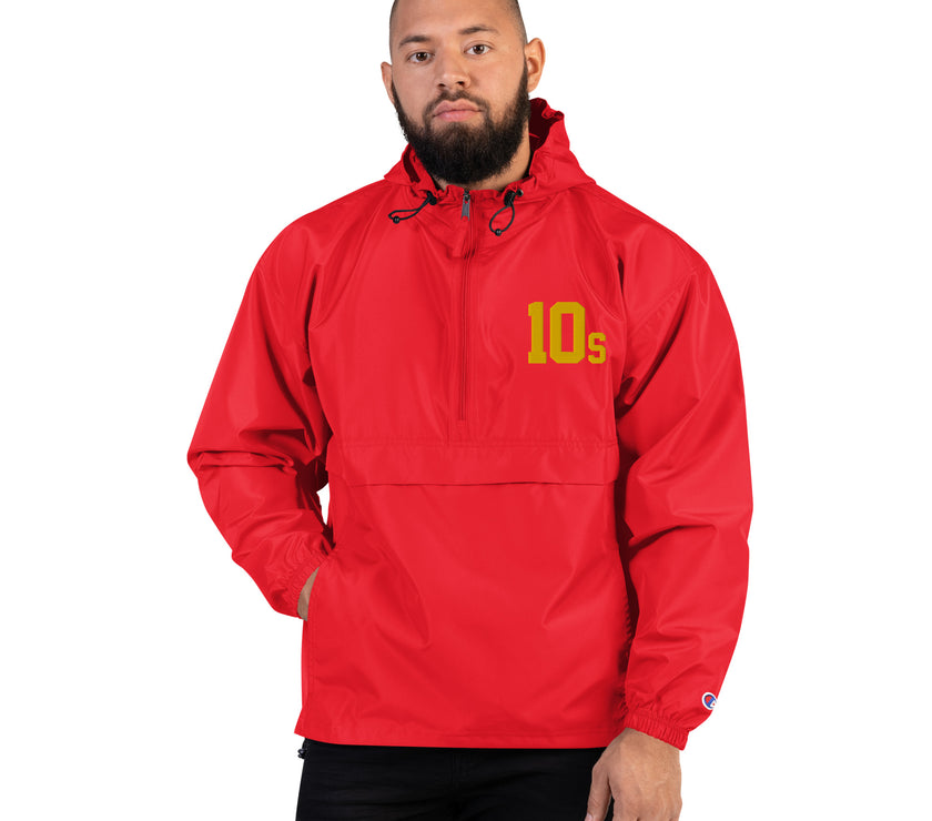 10s Embroidered Champion Packable Jacket by CoVA Tennis