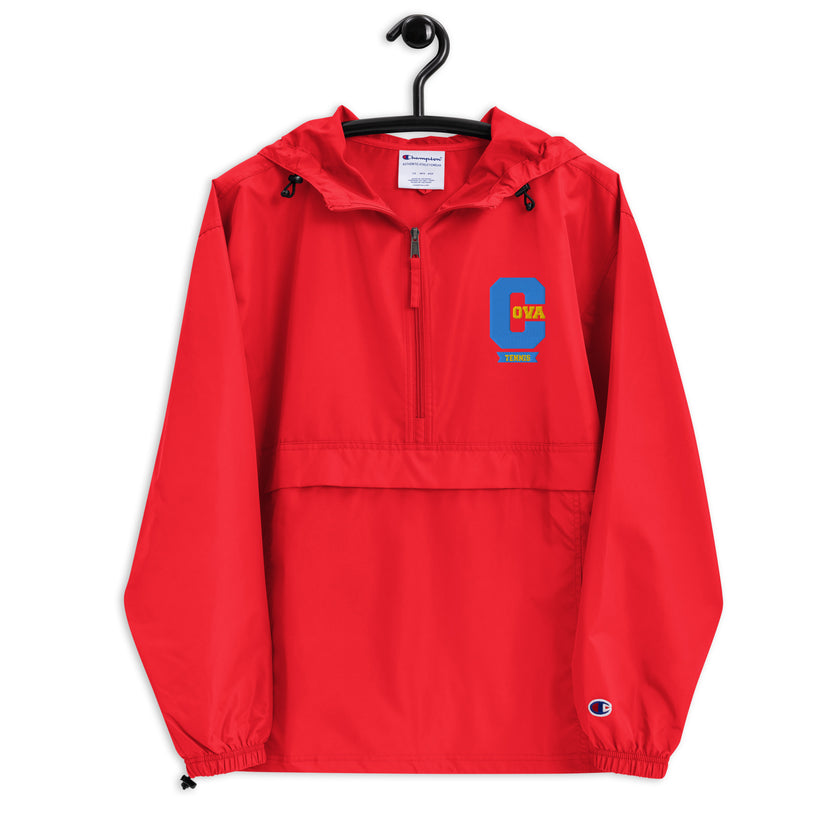 Varsity C CoVA Tennis Embroidered Champion Packable Jacket