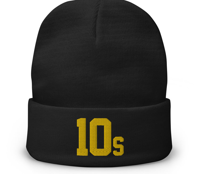 10s Embroidered Beanie by CoVA Tennis