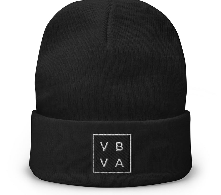 VBVA Embroidered Beanie by CoVA Tennis Virginia Beach Virginia