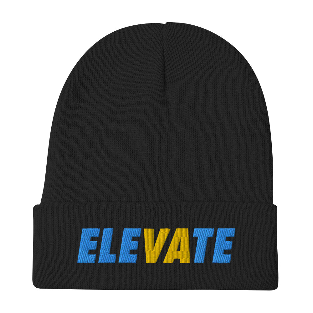 ELEVATE by CoVA Tennis Embroidered Beanie