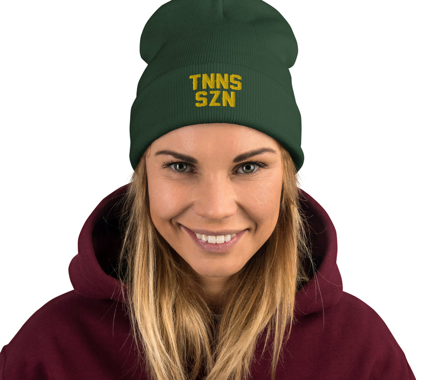 TNNS SZN Embroidered Beanie by CoVA Tennis