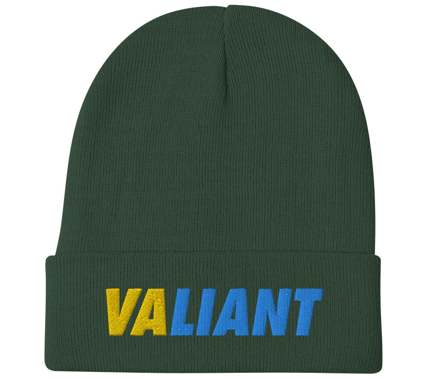 VALIANT by CoVA Tennis Embroidered Beanie