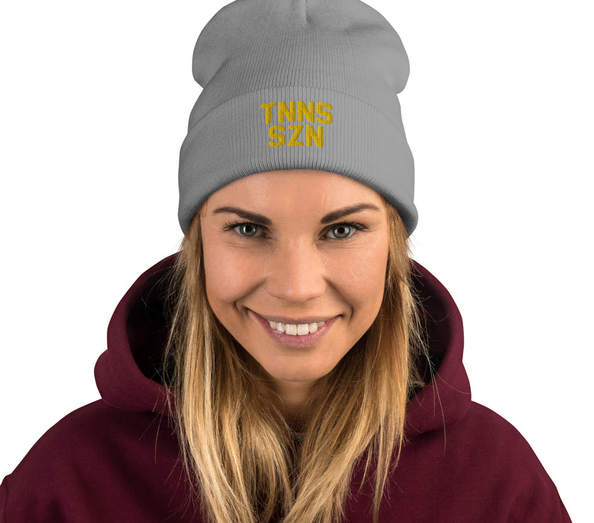 TNNS SZN Embroidered Beanie by CoVA Tennis