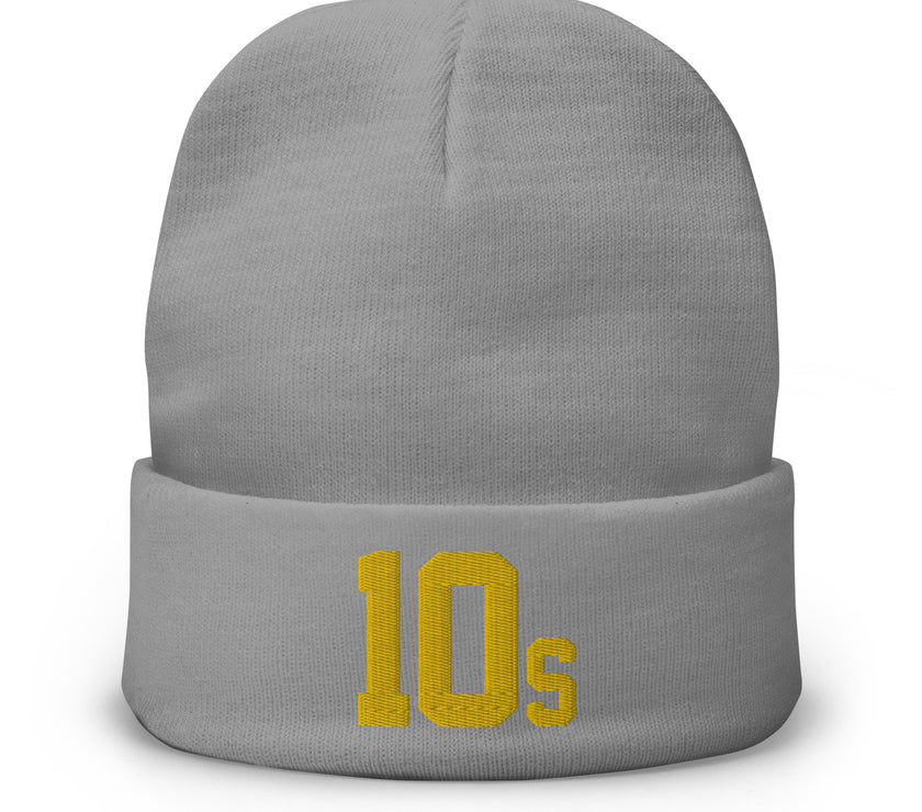 10s Embroidered Beanie by CoVA Tennis