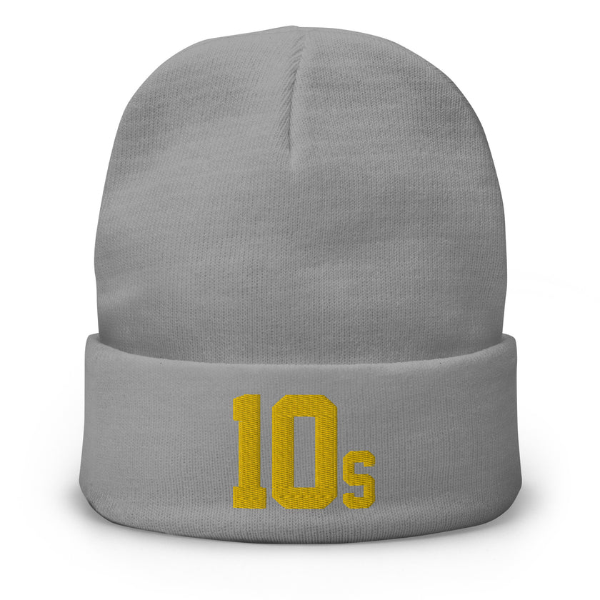 10s Embroidered Beanie by CoVA Tennis