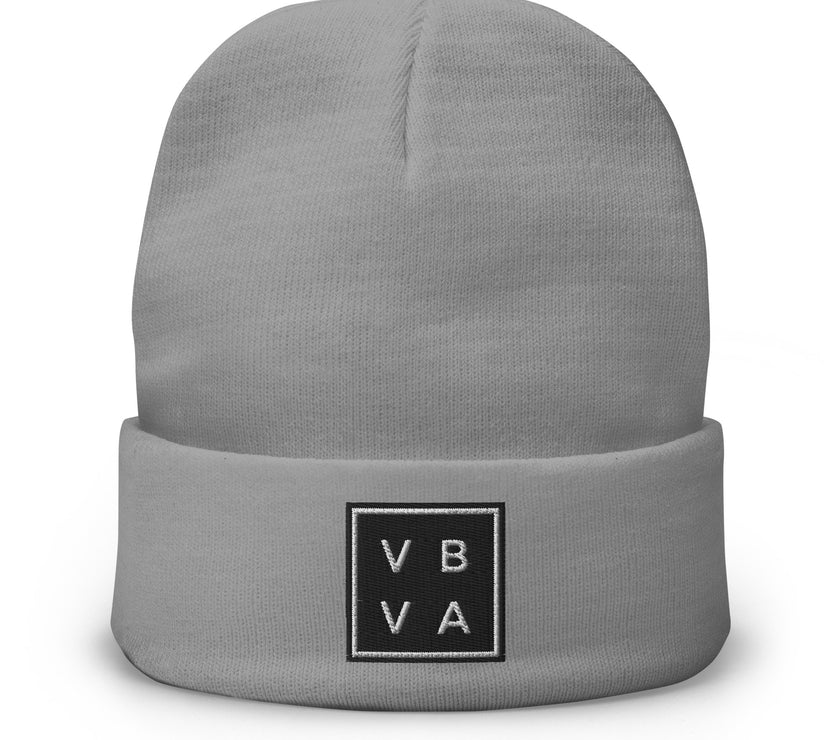 VBVA Embroidered Beanie by CoVA Tennis Virginia Beach Virginia