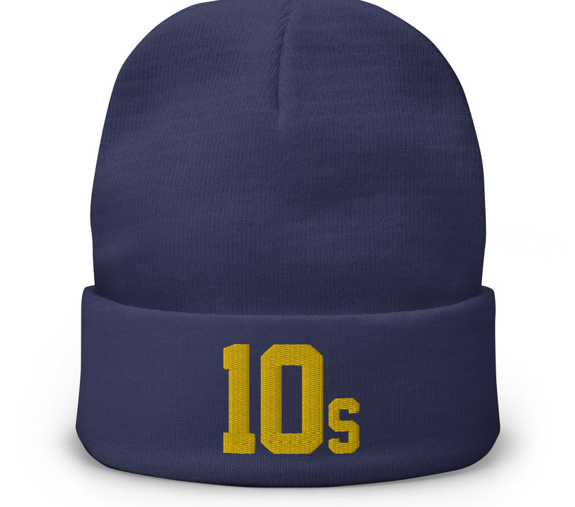 10s Embroidered Beanie by CoVA Tennis