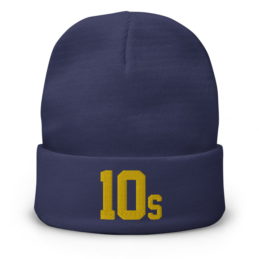 10s Embroidered Beanie by CoVA Tennis