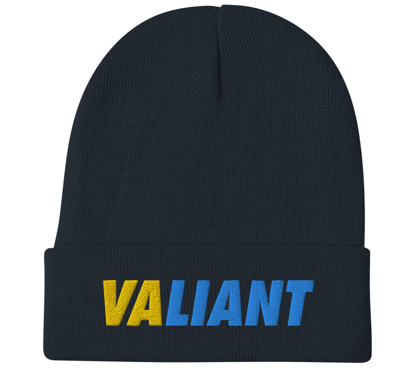 VALIANT by CoVA Tennis Embroidered Beanie