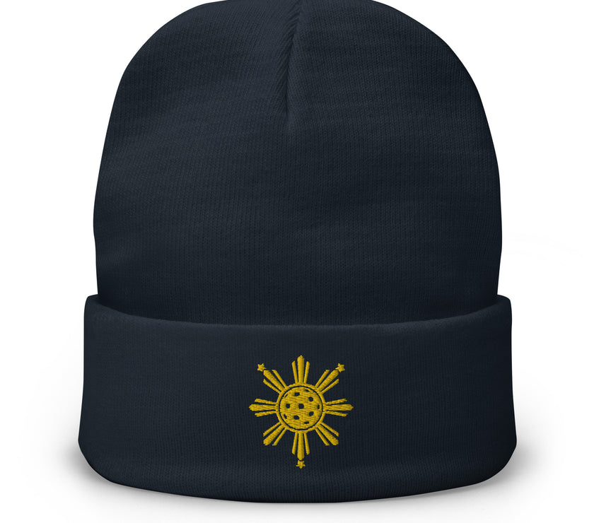 CoVA Pickleball Sun & Stars Embroidered Beanie