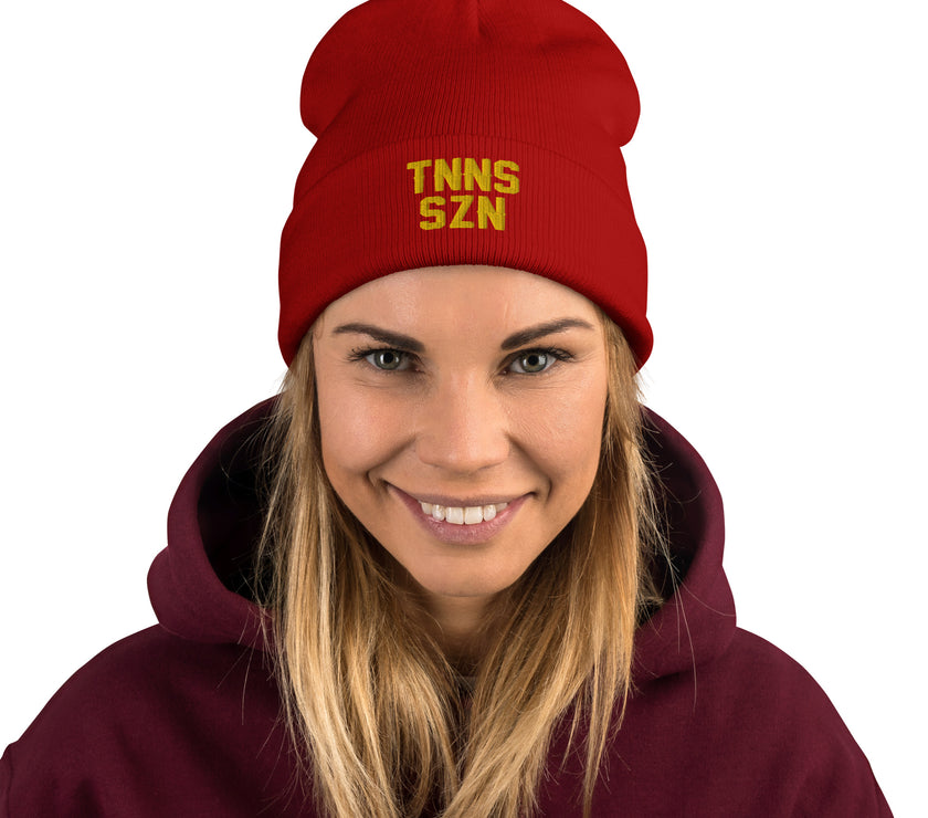 TNNS SZN Embroidered Beanie by CoVA Tennis