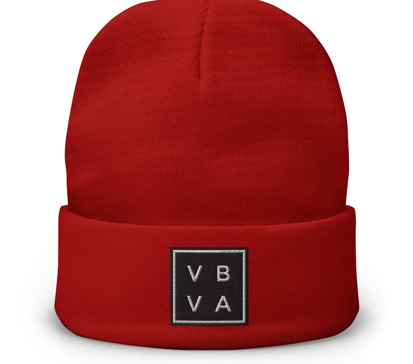 VBVA Embroidered Beanie by CoVA Tennis Virginia Beach Virginia