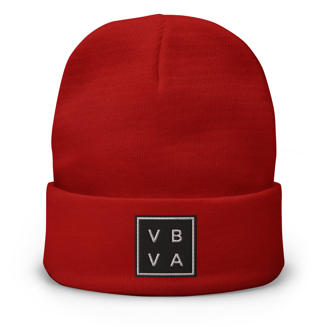 VBVA Embroidered Beanie by CoVA Tennis Virginia Beach Virginia