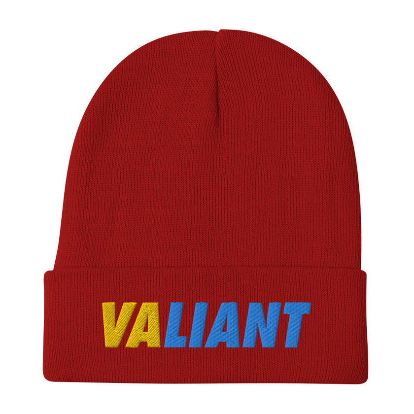 VALIANT by CoVA Tennis Embroidered Beanie