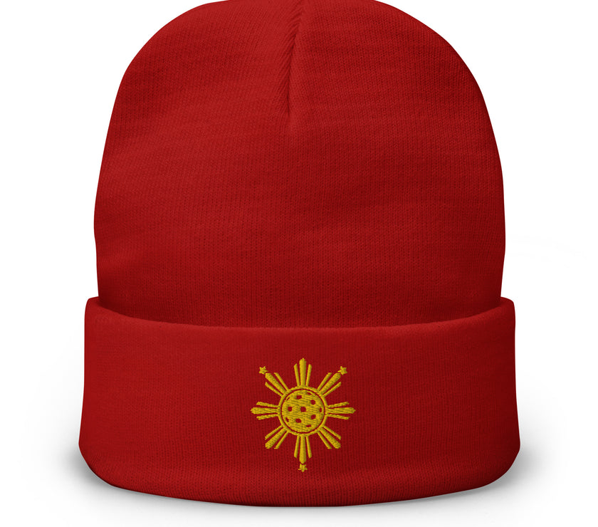 CoVA Pickleball Sun & Stars Embroidered Beanie