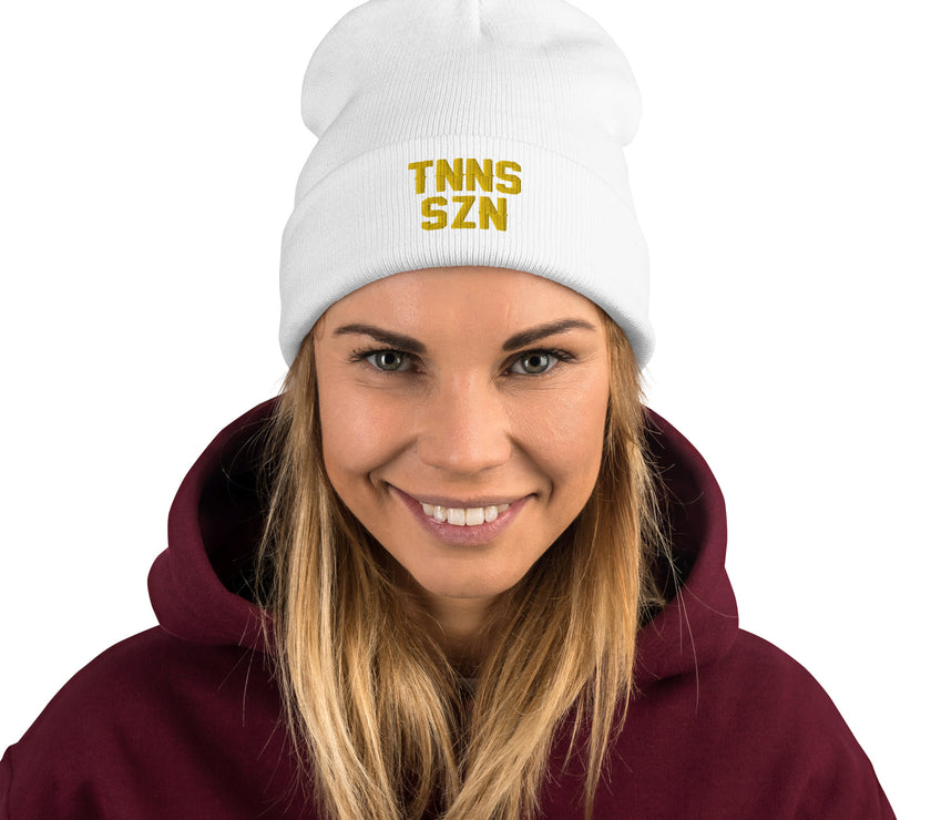 TNNS SZN Embroidered Beanie by CoVA Tennis