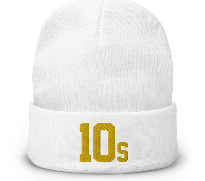 10s Embroidered Beanie by CoVA Tennis