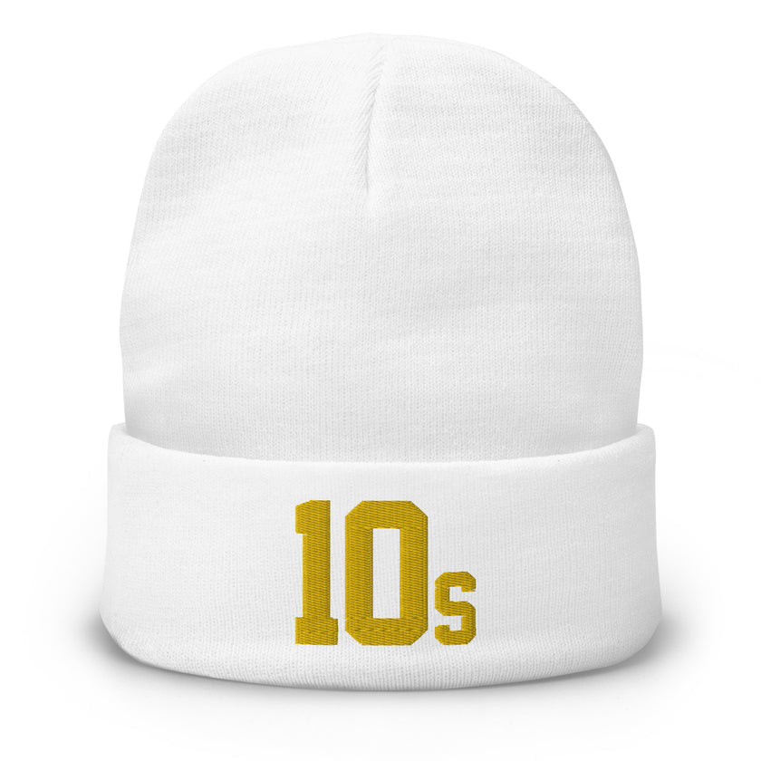 10s Embroidered Beanie by CoVA Tennis