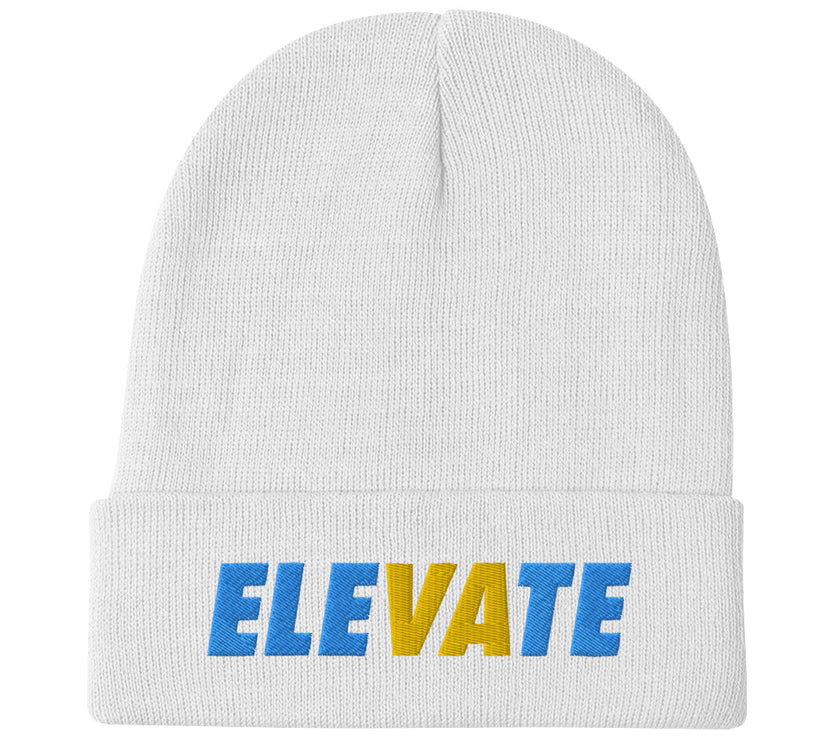 ELEVATE by CoVA Tennis Embroidered Beanie