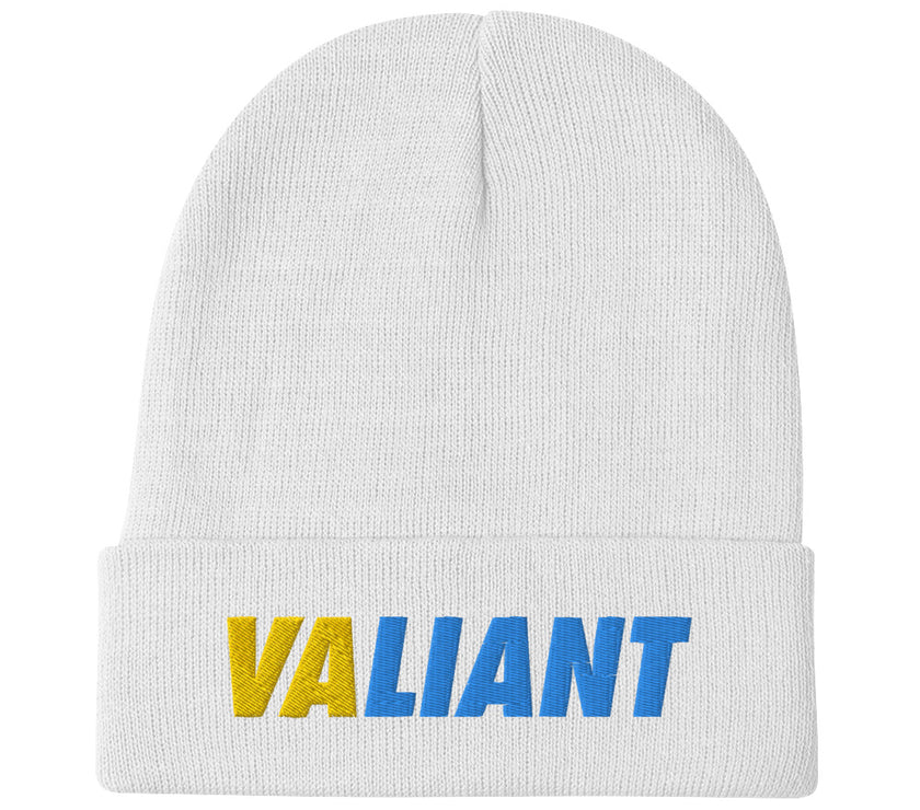 VALIANT by CoVA Tennis Embroidered Beanie