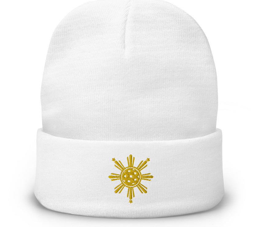 CoVA Pickleball Sun & Stars Embroidered Beanie