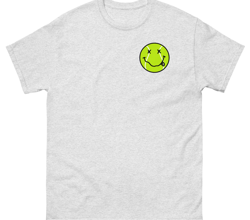 Smiling Tennis Ball by CoVA Tennis Men's classic tee