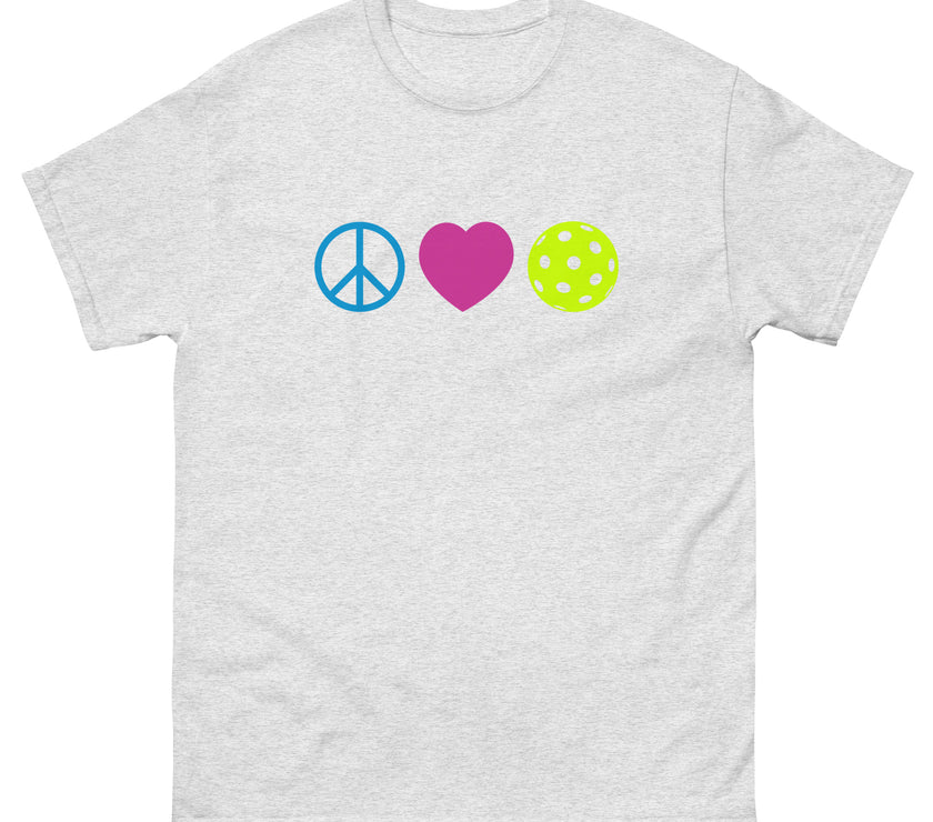 Peace Love Pickleball classic tee