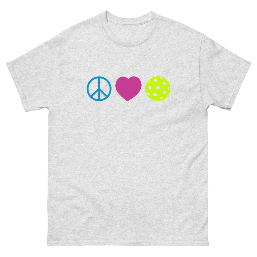 Peace Love Pickleball classic tee