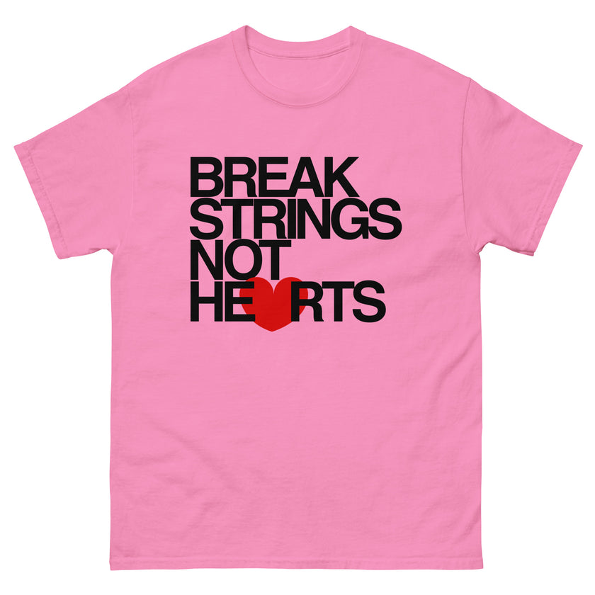 Break Strings Not Hearts by CoVA Tennis Men's classic tee