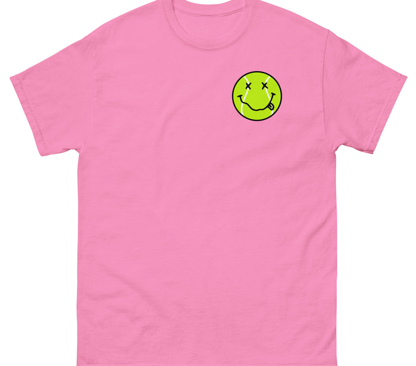 Smiling Tennis Ball by CoVA Tennis Men's classic tee