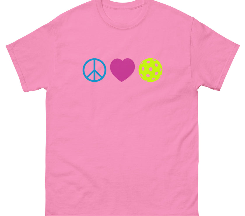 Peace Love Pickleball classic tee