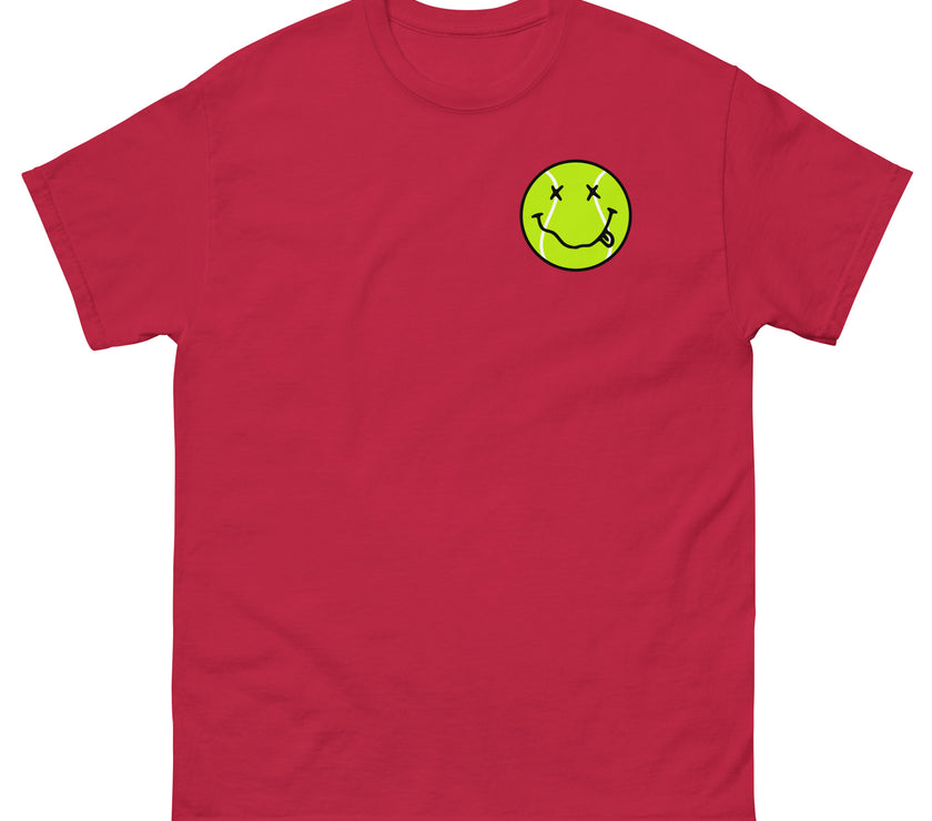 Smiling Tennis Ball by CoVA Tennis Men's classic tee