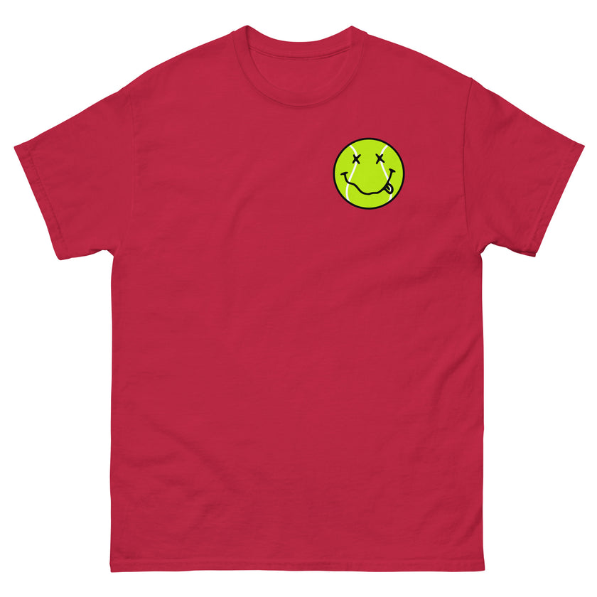 Smiling Tennis Ball by CoVA Tennis Men's classic tee