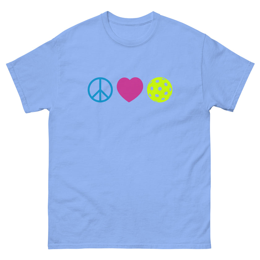 Peace Love Pickleball classic tee