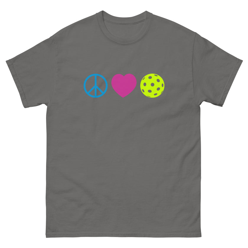 Peace Love Pickleball classic tee