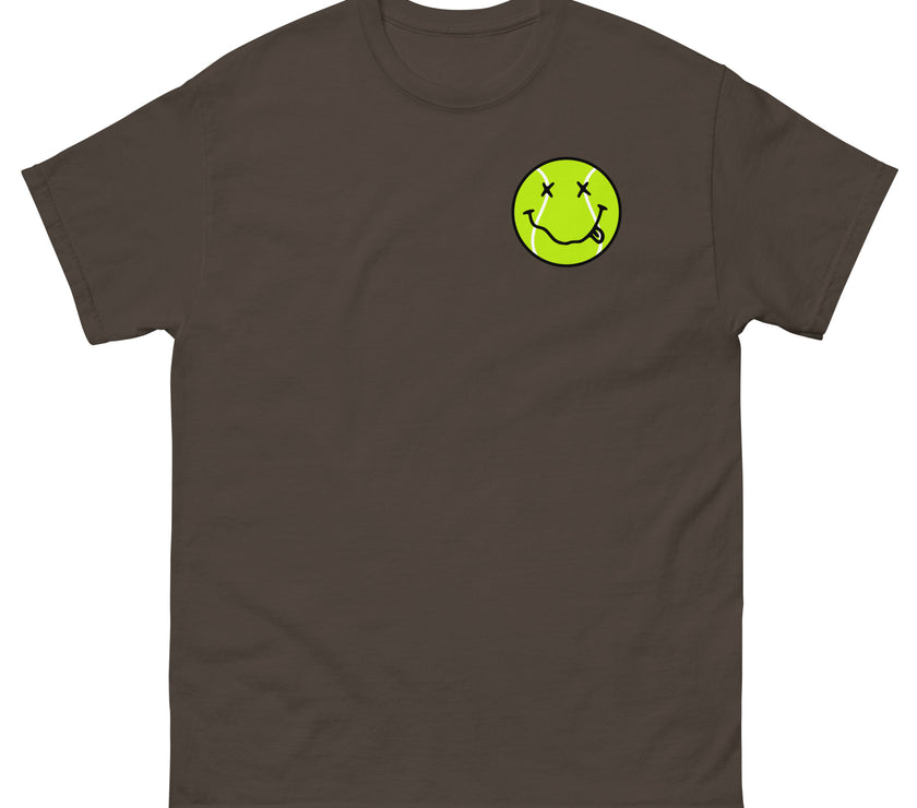 Smiling Tennis Ball by CoVA Tennis Men's classic tee