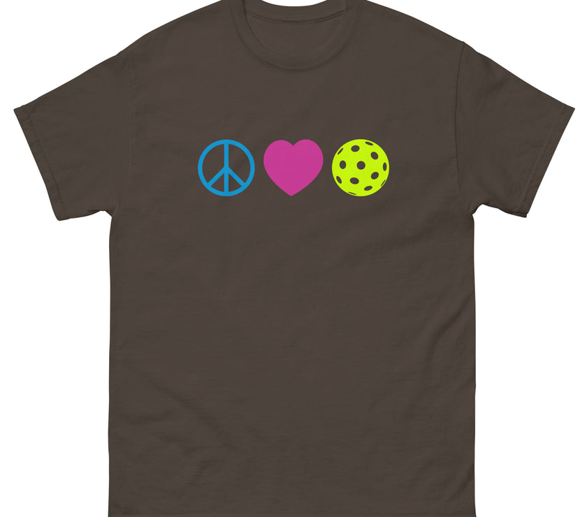 Peace Love Pickleball classic tee