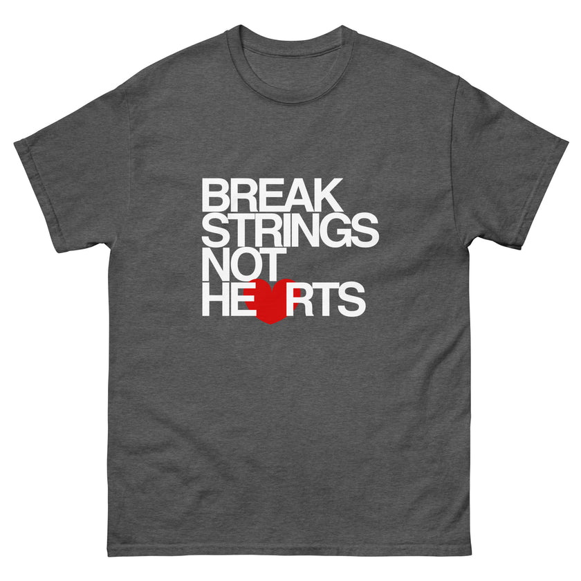 Break Strings Not Hearts by CoVA Tennis Men's classic tee