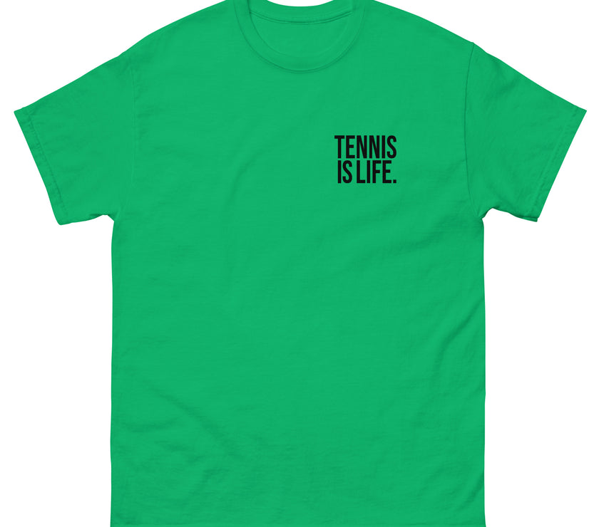 Tennis is LIfe Men's classic tee by CoVA Tennis