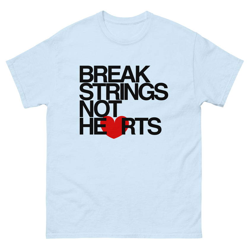 Break Strings Not Hearts by CoVA Tennis Men's classic tee