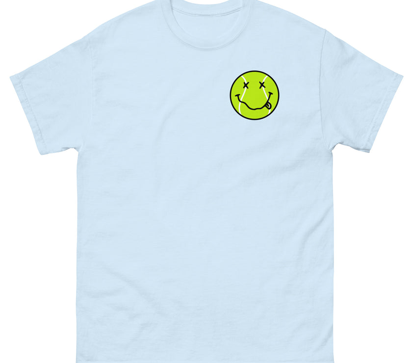 Smiling Tennis Ball by CoVA Tennis Men's classic tee