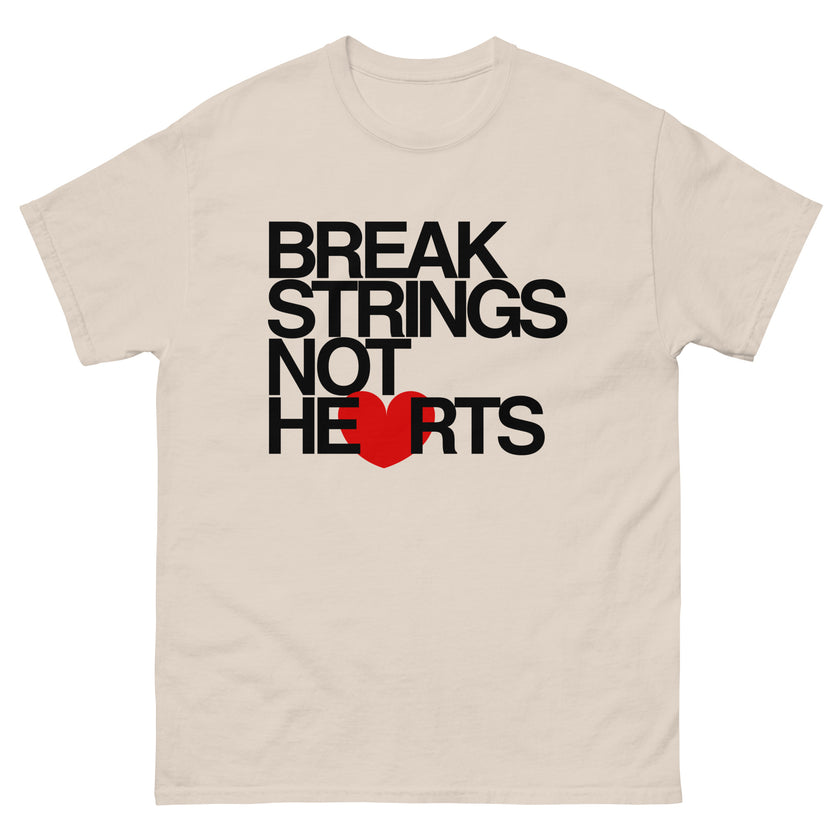 Break Strings Not Hearts by CoVA Tennis Men's classic tee