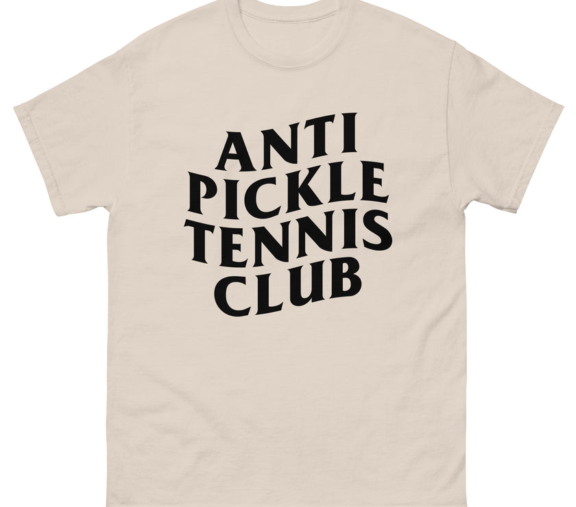 Anti Pickleball Tennis Club Men's classic tee by CoVA Tennis