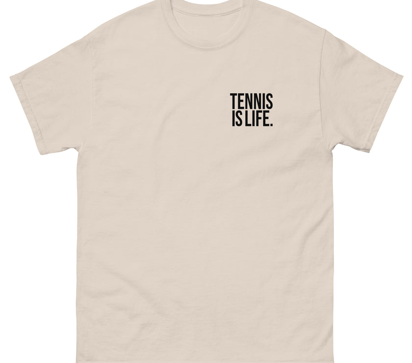 Tennis is LIfe Men's classic tee by CoVA Tennis