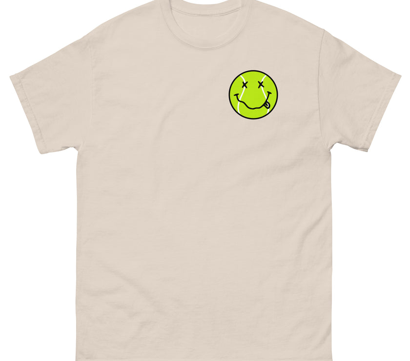 Smiling Tennis Ball by CoVA Tennis Men's classic tee