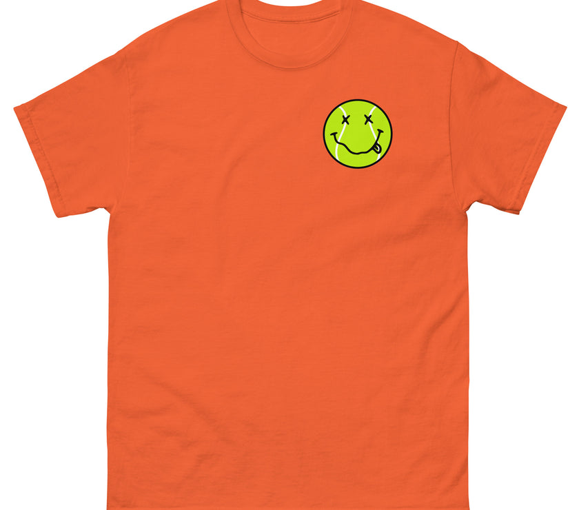 Smiling Tennis Ball by CoVA Tennis Men's classic tee