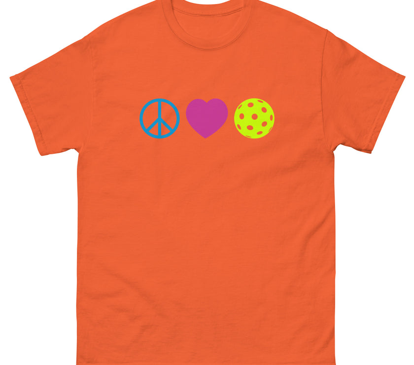 Peace Love Pickleball classic tee