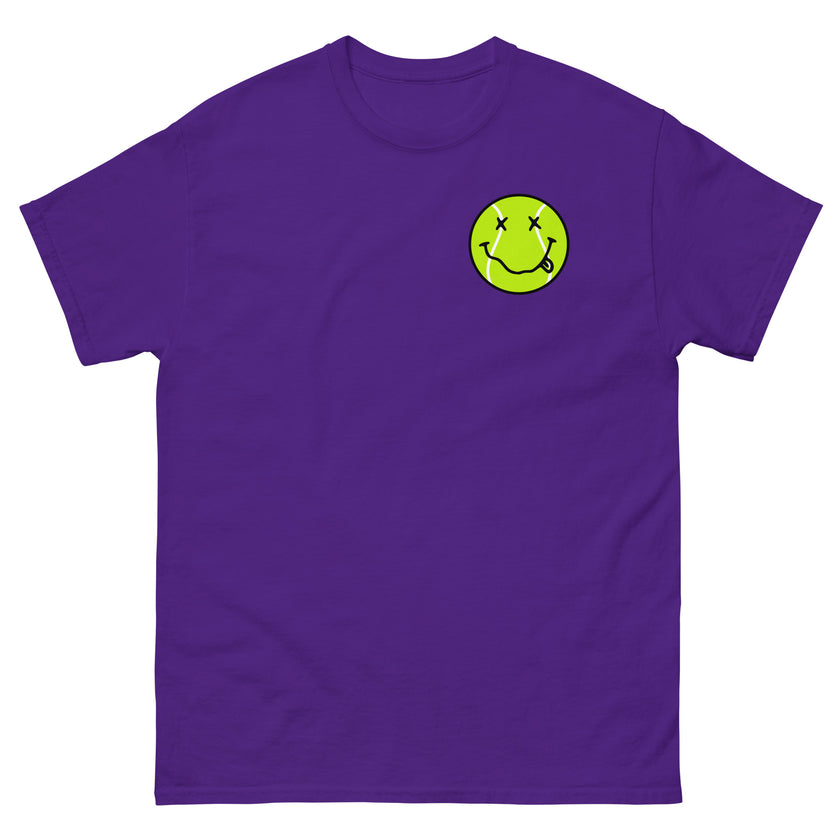 Smiling Tennis Ball by CoVA Tennis Men's classic tee