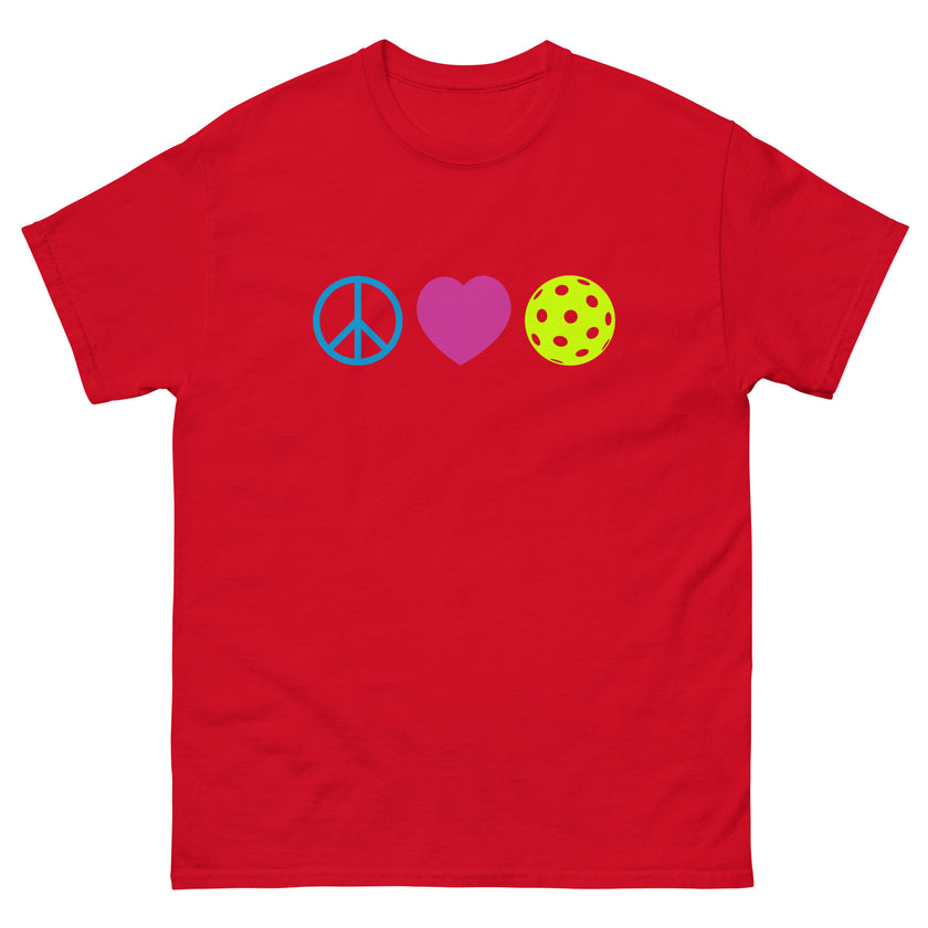 Peace Love Pickleball classic tee